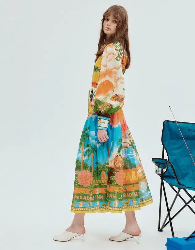 Alemais Paradiso Shirt Dress Multi Size 6 - Image 2