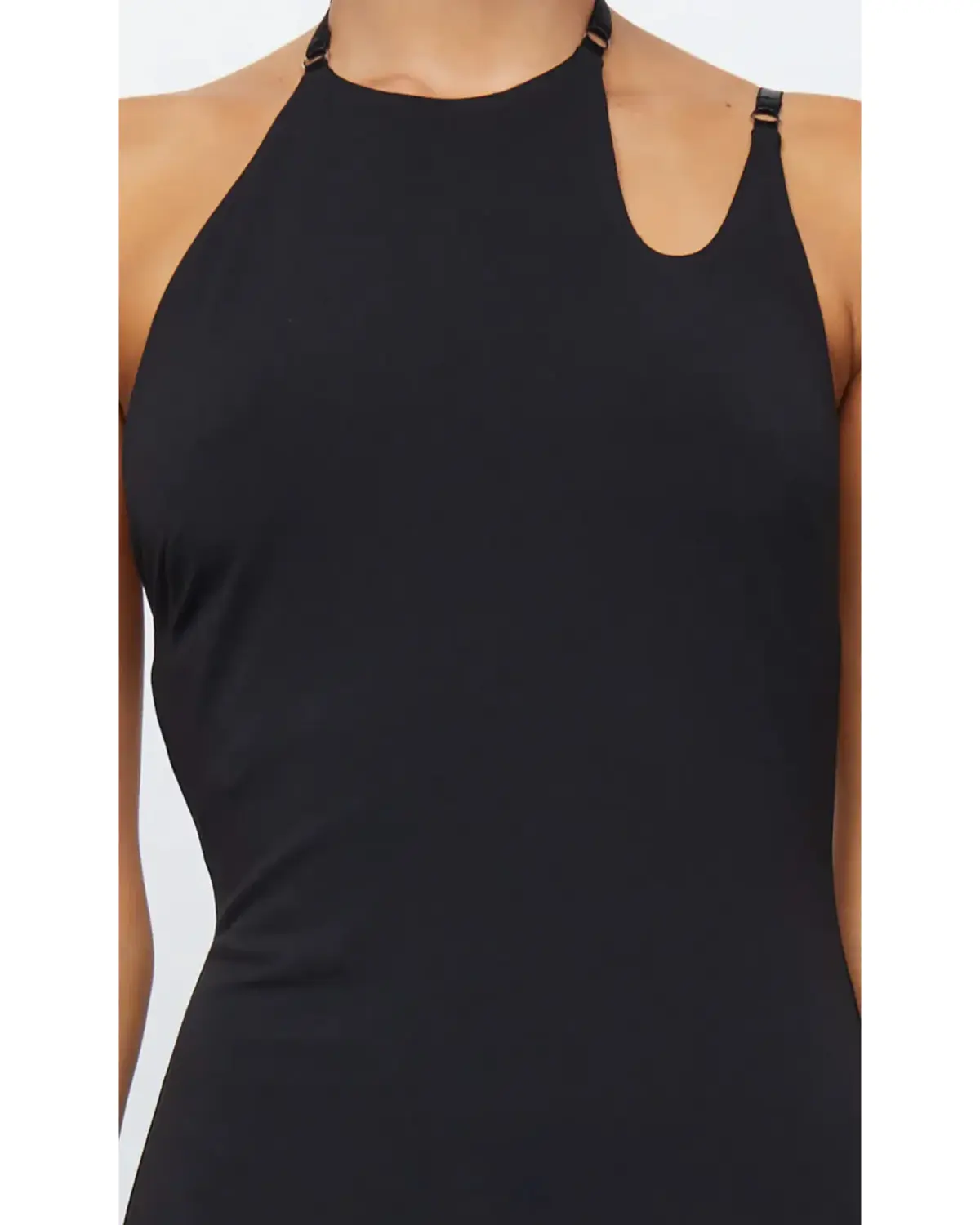 Bec & Bridge Zadie Asymmetric High Neck Maxi Dress In Black Size AU 8 - Image 3