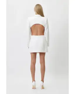 Bianca & Bridgett Megan Blazer Dress White Size AU 10 for rent on The Volte - image 3