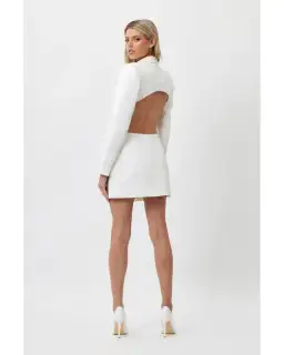 Bianca & Bridgett Megan Blazer Dress White Size AU 10 for rent on The Volte - image 2