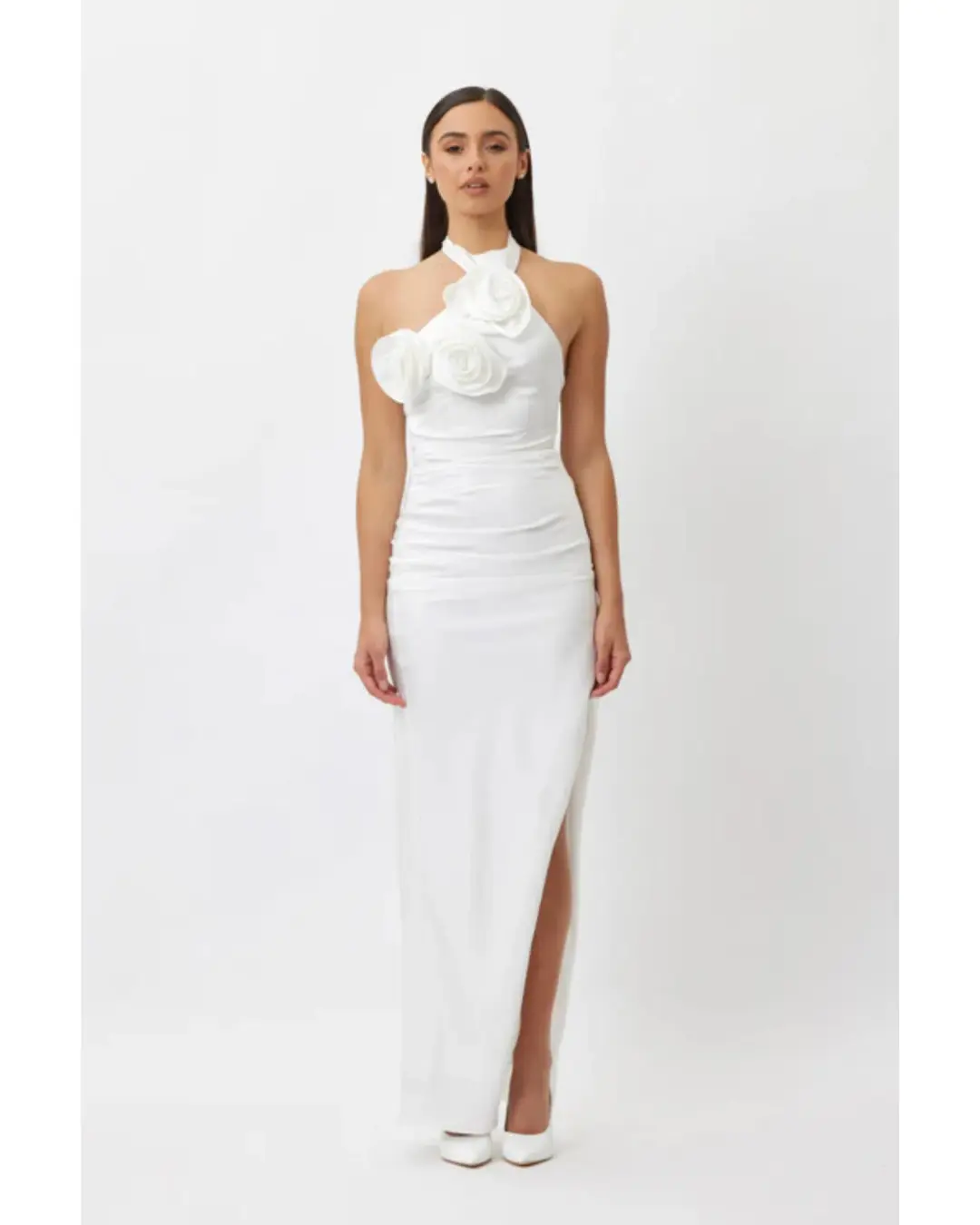 Bianca & Bridgett Gigi Maxi Dress White Size AU 12 for rent on The Volte - main image