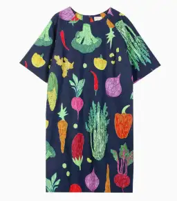 Gorman Vege Winter Harvest Mini Dress Print Size 8 for rent on The Volte - image 2
