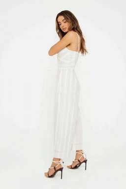 Sheike Resort Jumpsuit White Size 8
