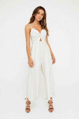 Sheike Resort Jumpsuit White Size 8