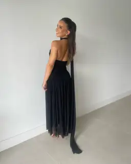 Effie Kats Venezia Gown Black Size XS / AU 6 for rent on The Volte - image 3