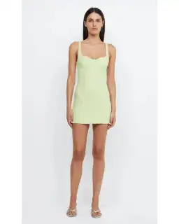 Bec & Bridge Zoe Mini Dress Lime Size AU 6