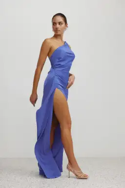 Lexi Samira Dress Pacific Blue Diamante Strap Size 6 for rent on The Volte - image 4