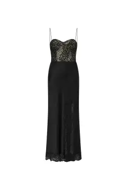 Rebecca Vallance Larisa Midi Dress Black Size 10 for rent on The Volte - image 3