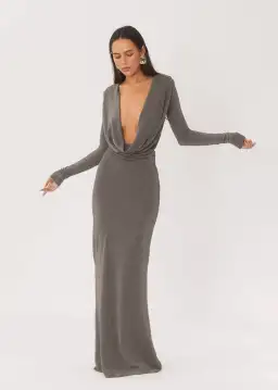 Arcina Ori Jen Dress Grey Size M / AU 10 for rent on The Volte - image 2