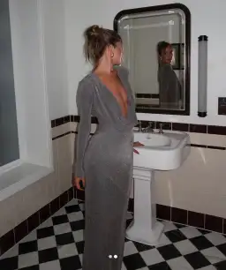 Arcina Ori Jen Dress Grey Size M / AU 10 for rent on The Volte - image 8