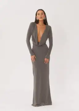 Arcina Ori Jen Dress Grey Size M / AU 10 for rent on The Volte - image 5