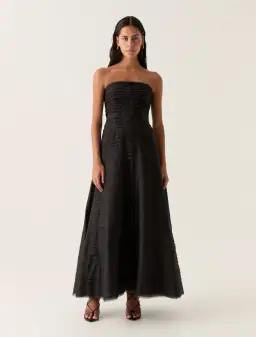 AJE SOUNDSCAPE MAXI DRESS BLACK SIZE 6 for rent on The Volte - image 1