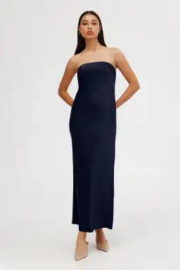 Significant Other Esme Strapless Dress Midnight Blue Size 8