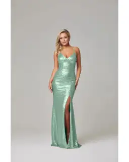 Tania Olsen India Dress in Mint Size AU 6