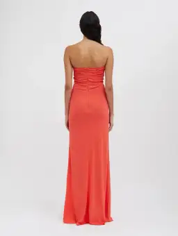 Christopher Esber Arced Gown Grapefruit Size AU 6 for rent on The Volte - image 3