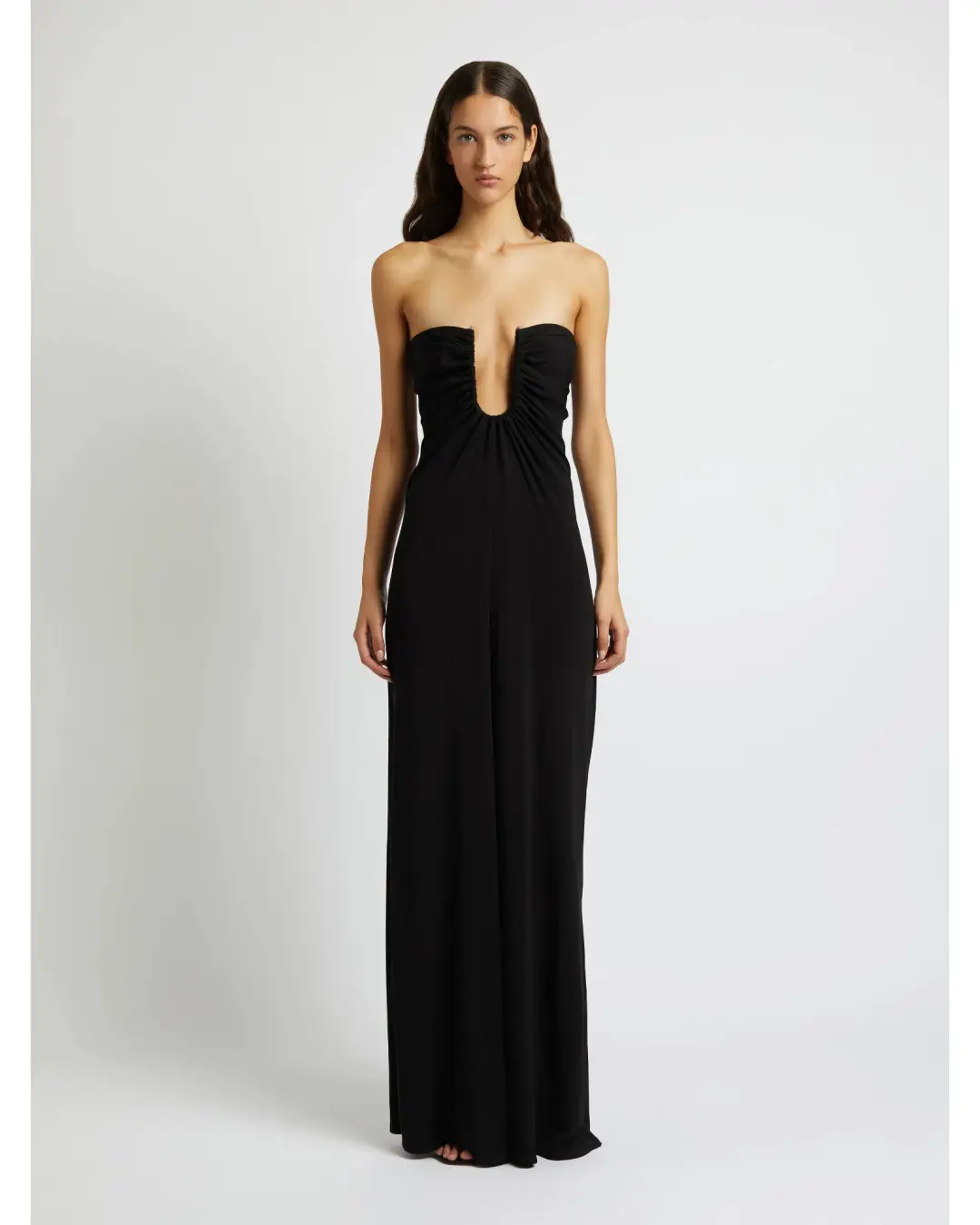 Christopher Esber Arced Gown Black Size AU 6 for rent on The Volte - main image