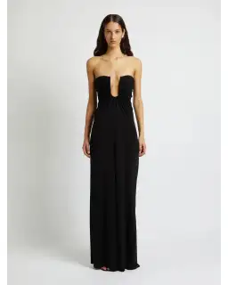 Christopher Esber Arced Gown Black Size AU 6 for rent on The Volte - image 1