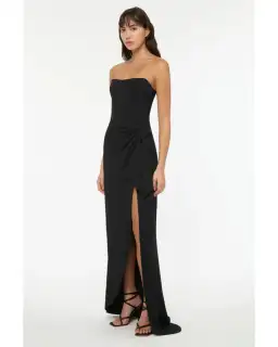 Manning Cartell Asymmetrical Games Gown Black Size AU 8 for rent on The Volte - image 4