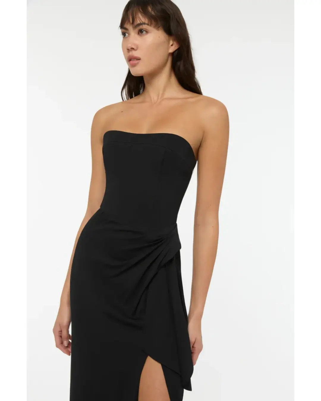 Manning Cartell Asymmetrical Games Gown Black Size AU 8 for rent on The Volte - main image