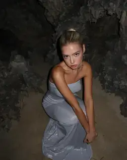 Natalie Rolt Kiki Dress Silver Size 0 / AU 6 for rent on The Volte - image 3