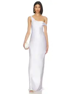 Natalie Rolt Monika Gown White Size 1 / AU 8 for rent on The Volte - image 1