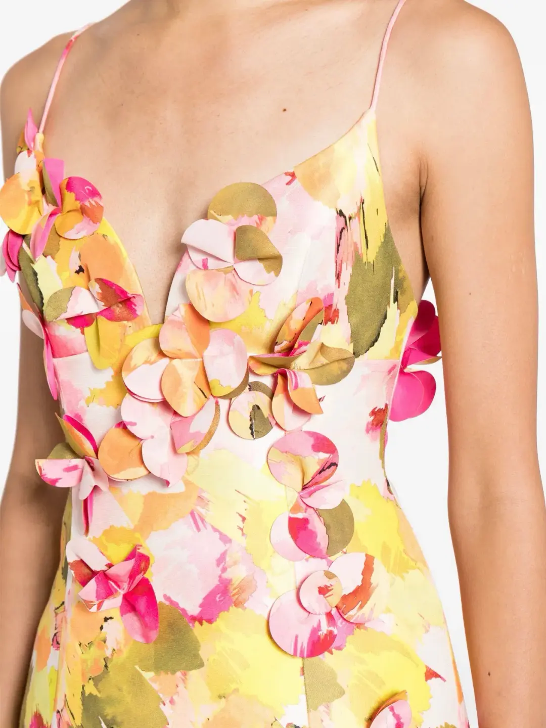 Acler Isla Mini Dress Multi Floral Size 12 for rent on The Volte - main image