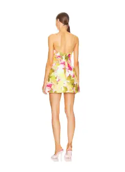 Acler Isla Mini Dress Multi Floral Size 12 for rent on The Volte - image 1