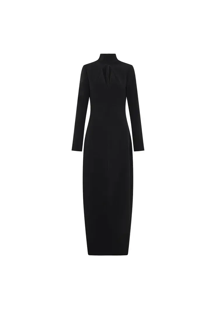 Camilla and Marc The Tenera Cocoon Maxi Dress in Black Size 10 for rent on The Volte - main image