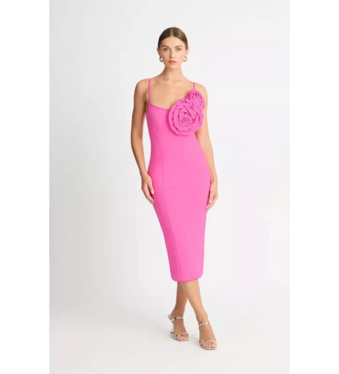 Sheike Sophia Pencil Dress Pink Size 8 for rent on The Volte - main image