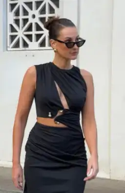 C/MEO COLLECTIVE Entropy Dress black size 4 for rent on The Volte - image 1