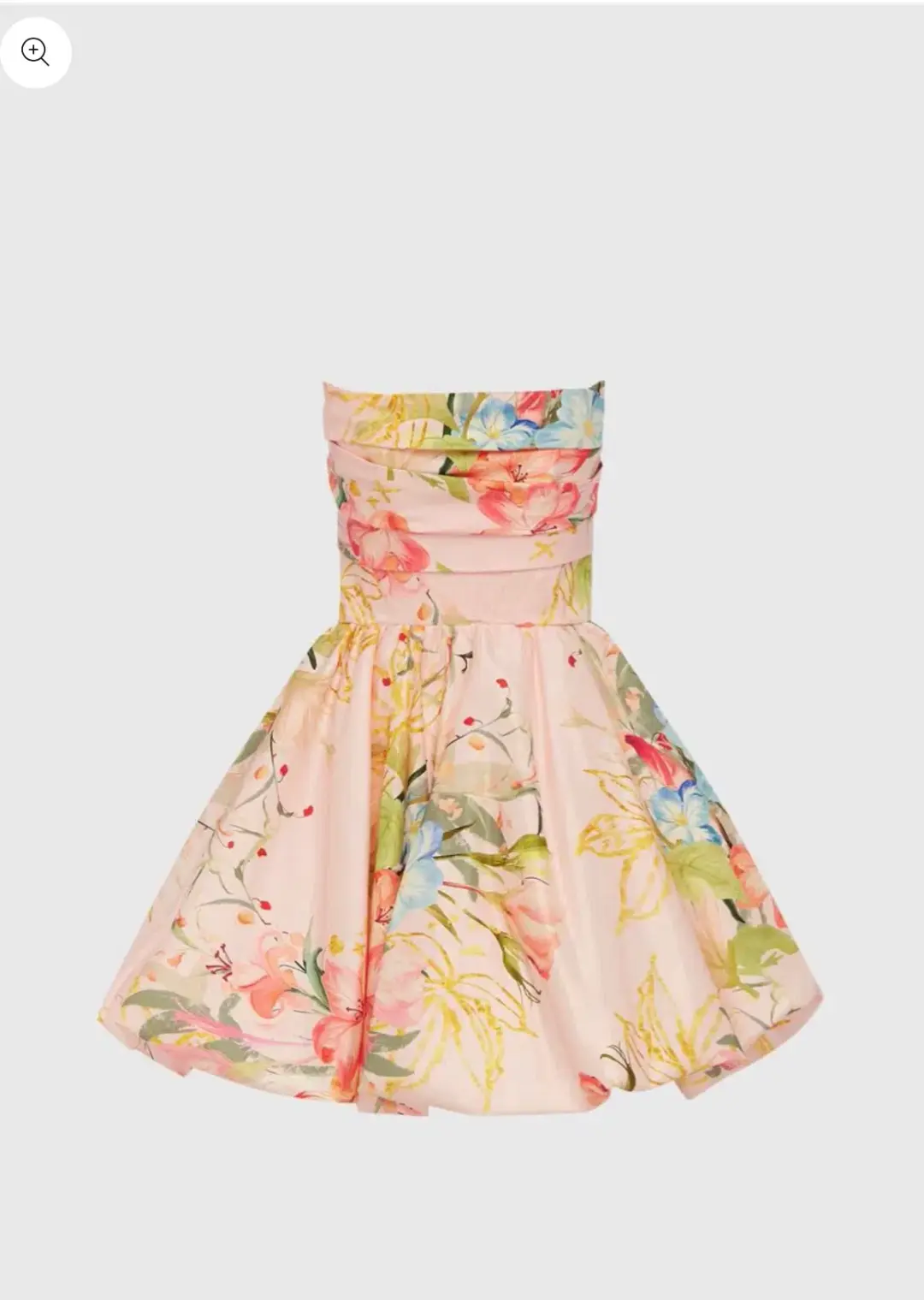 Leo Lin The Katy Bustier Mini Dress in Opulent Print Size 10 for rent on The Volte - main image