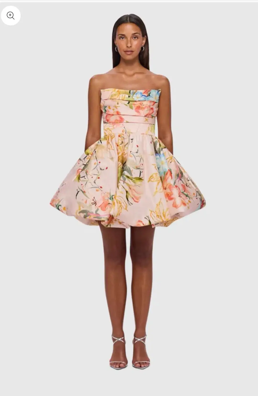 Leo Lin The Katy Bustier Mini Dress in Opulent Print Size 10 for rent on The Volte - main image