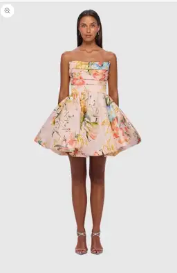 Leo Lin The Katy Bustier Mini Dress in Opulent Print Size 10 for rent on The Volte - image 1