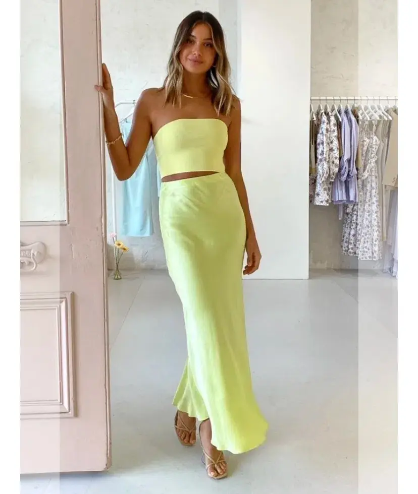 Bec & Bridge Citrus Sweetie Set Green Size 6 for rent on The Volte - main image