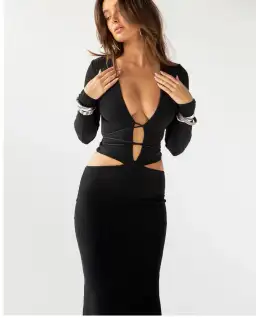 Arcina Ori Aston Dress Black Size 8 for rent on The Volte - image 3