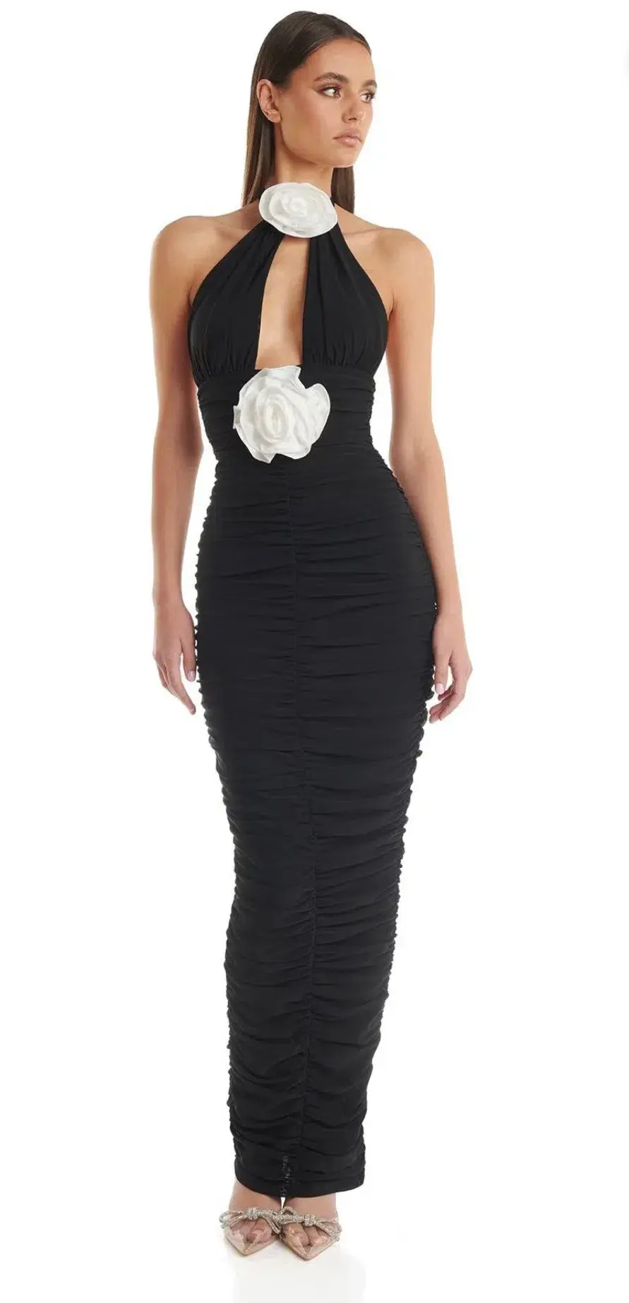 Eliya the Label Alanna Dress in Black Size 8 for rent on The Volte - main image
