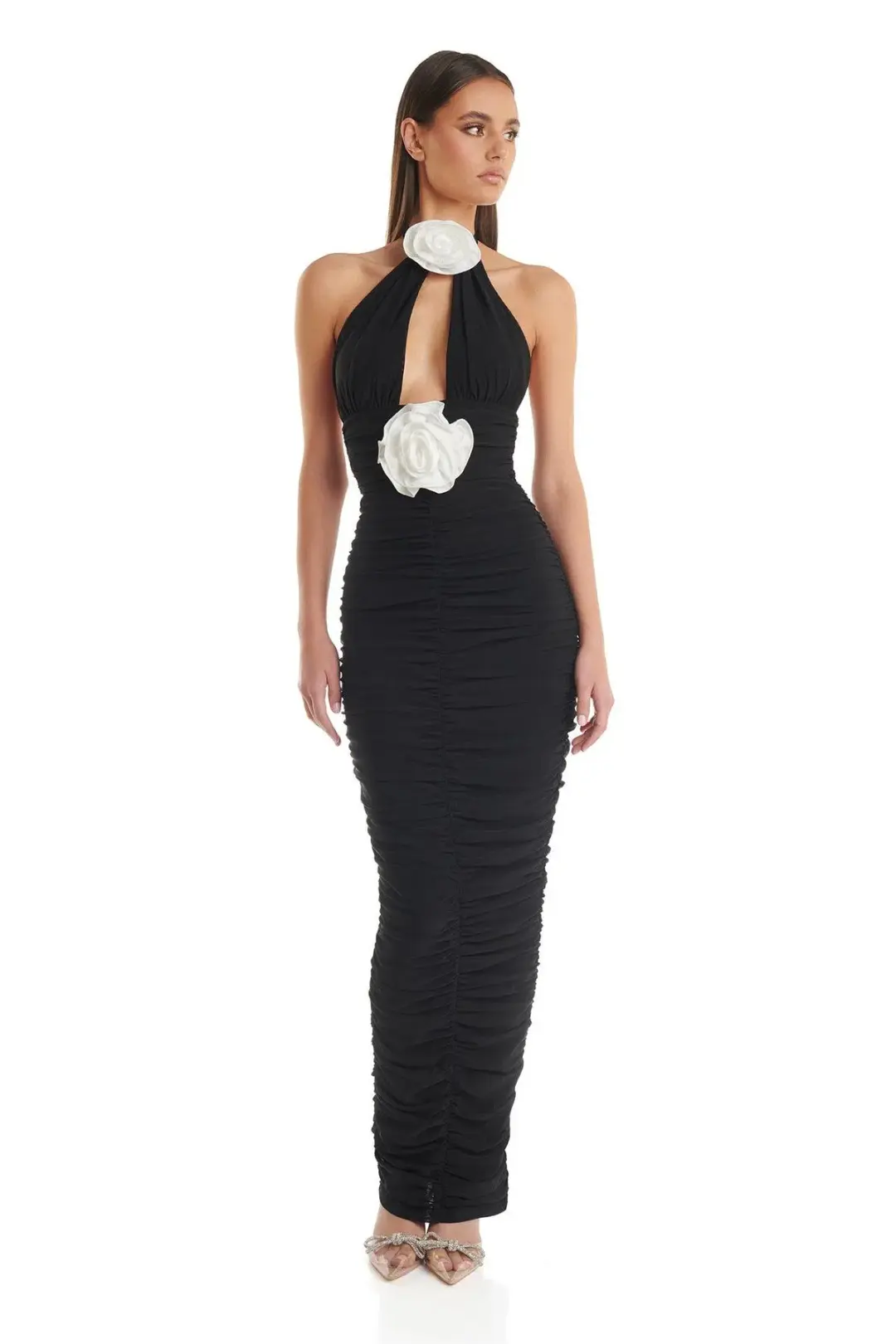 Eliya the Label Alanna Dress in Black Size 8 for rent on The Volte - main image