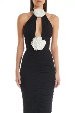 Eliya the Label Alanna Dress in Black Size 8 for rent on The Volte - image 2