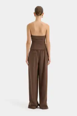 Sir The Label Bromley Bodice and Pant Set in Chocolate Size 1 / AU 8 for rent on The Volte - image 2