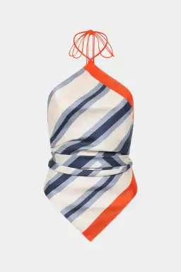 Sir The Label Dazed Scarf One Size and Pant Size 2 /AU 10 Set in Studio Print for rent on The Volte - image 3