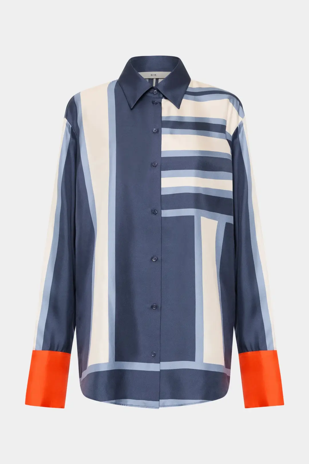 Sir The Label Dazed Shirt Size 0/Au 6 and Relaxed Pant Size 2/Au 10 Set Studio Print for rent on The Volte - main image