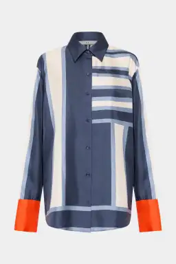 Sir The Label Dazed Shirt Size 0/Au 6 and Relaxed Pant Size 2/Au 10 Set Studio Print for rent on The Volte - image 5