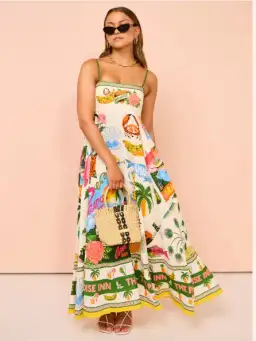 Alemais Paradiso Sundress In Multi Size 6 for rent on The Volte - image 4