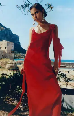 Rat & Boa Sirena Dress Red Size Small / AU 8 for rent on The Volte - image 1