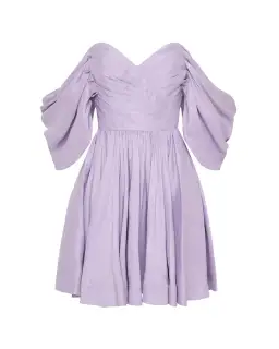 Aje Zorina Sweetheart Mini Dress in Lilac Size AU 8 for rent on The Volte - image 5