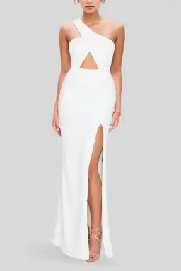 Nookie Bliss Cut Out Gown in Ivory Size 8 for rent on The Volte - image 2