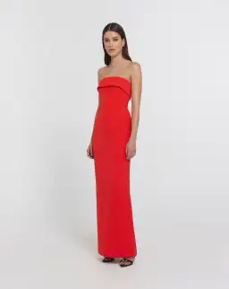 Kianna Sutton Gown Red Size 6 for rent on The Volte - image 1