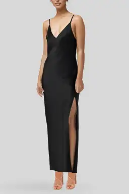 Rag & Bone Larissa Slip Dress in Black Size 6 for rent on The Volte - image 1