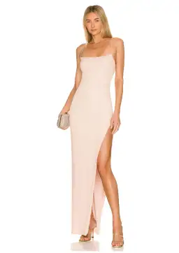 Nookie Leilani Gown Nude Size 8 for rent on The Volte - image 1
