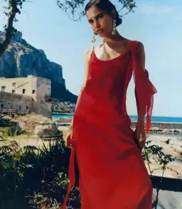 Rat & Boa Sirena Dress Red Size 8 for rent on The Volte - image 2